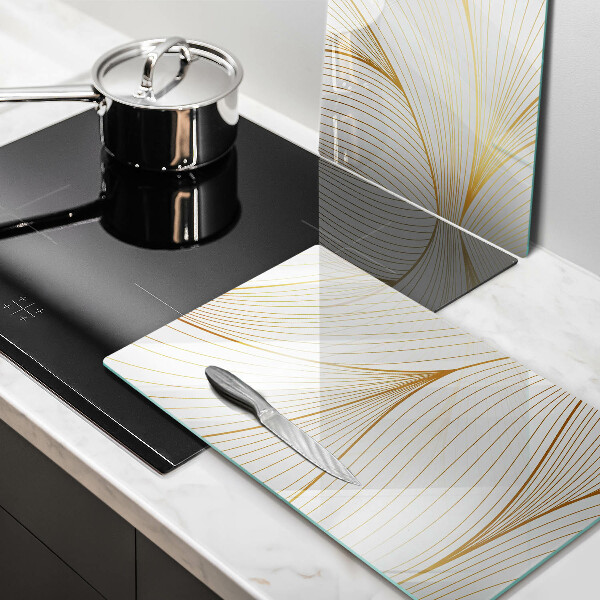 Induction hob cover Modern Line pattern