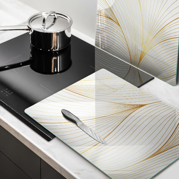 Induction hob cover Modern Line pattern