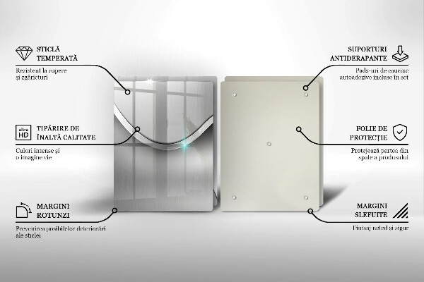 Induction hob cover Metal abstraction