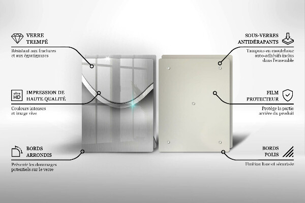 Induction hob cover Metal abstraction