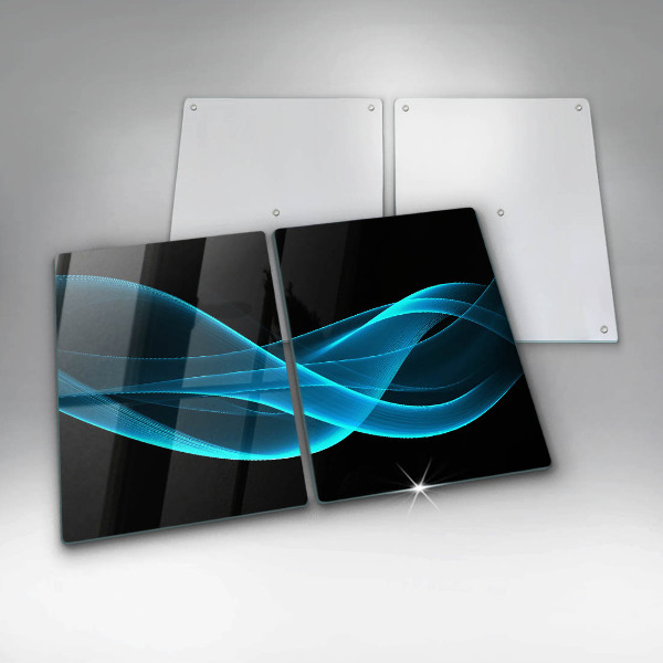 Work surface savers Blue abstraction