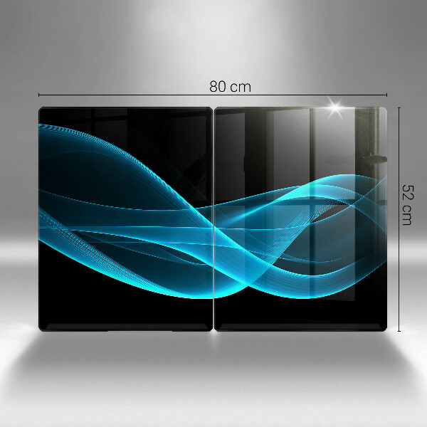 Work surface savers Blue abstraction