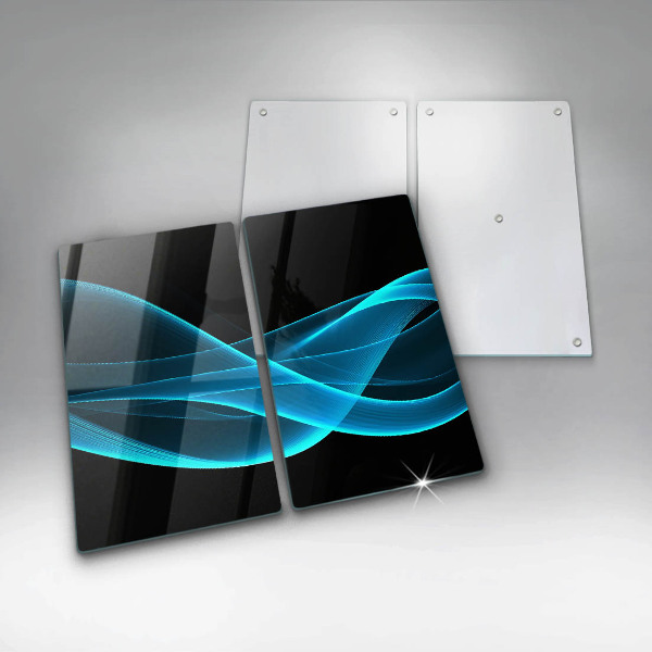 Work surface savers Blue abstraction