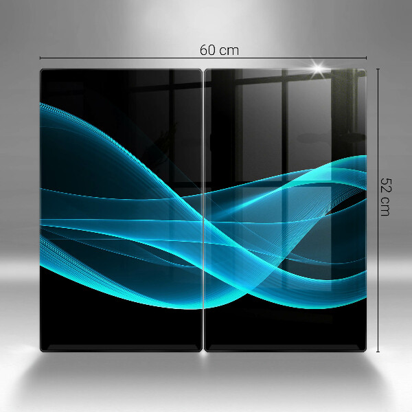 Work surface savers Blue abstraction