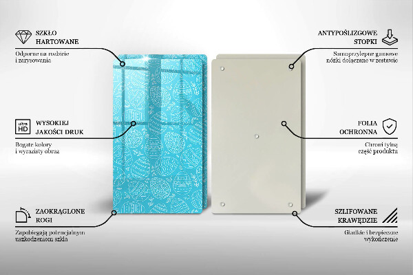 Induction hob cover Easter theme