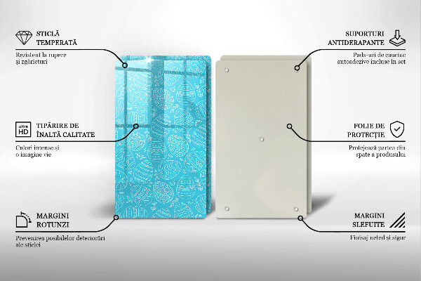 Induction hob cover Easter theme