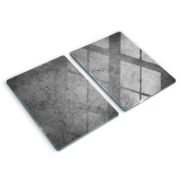 Induction hob cover Concrete stone texture