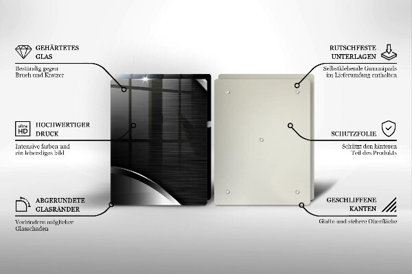 Induction hob cover Metal abstraction