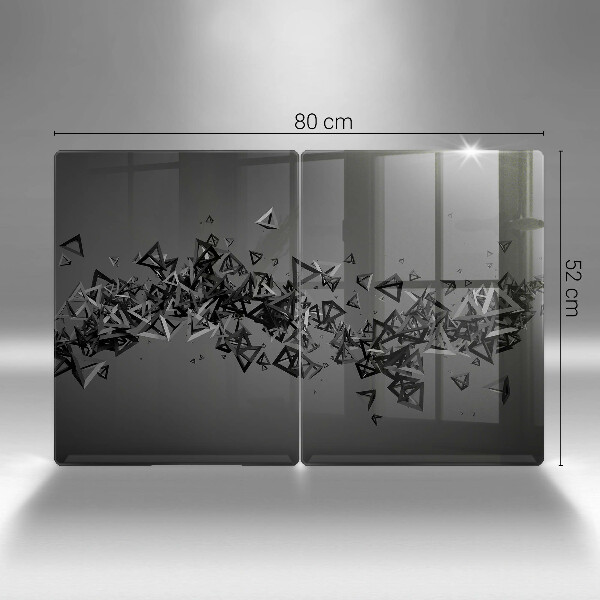 Kitchen worktop protector Abstraction 3D shapes