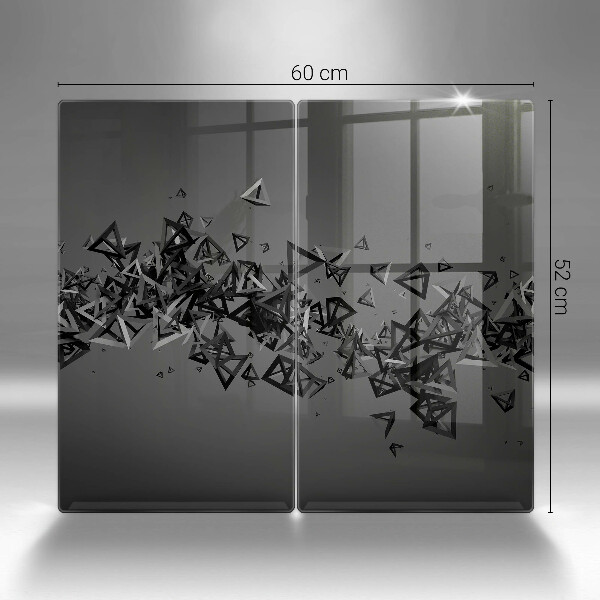 Kitchen worktop protector Abstraction 3D shapes