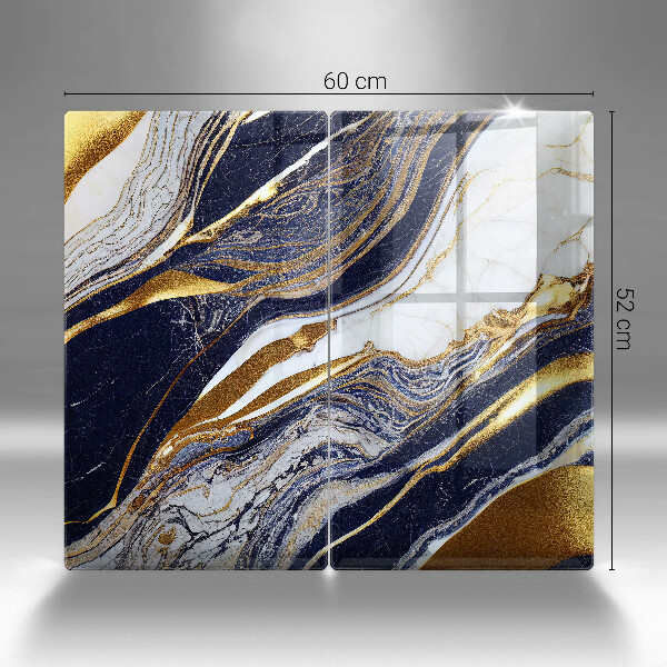 Induction hob cover Colorful abstraction