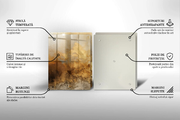 Induction hob cover Rich texture