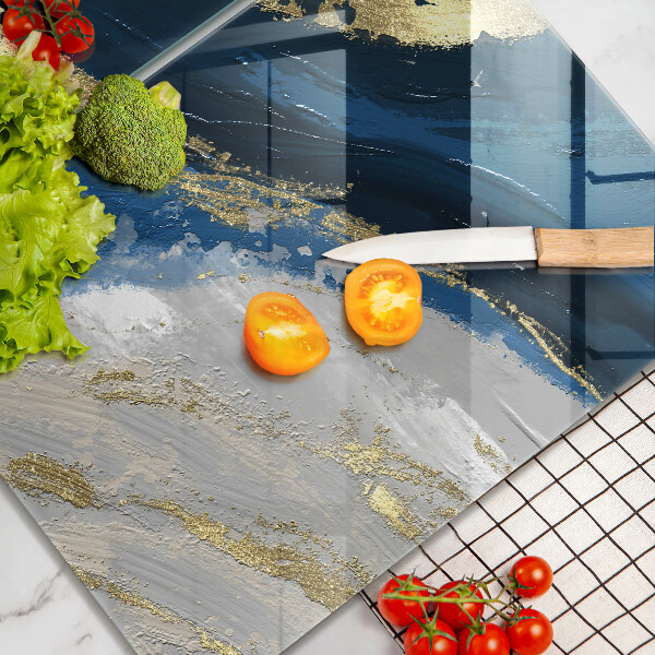 Induction hob cover Texture with gold