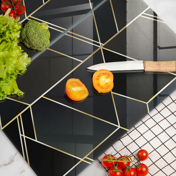 Induction hob cover Abstraction of the triangles