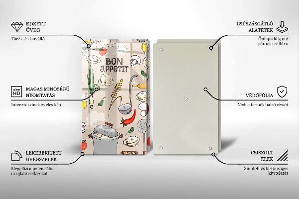 Induction hob cover Kitchen illustration