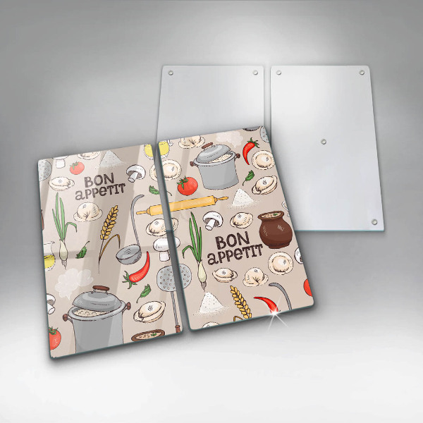 Induction hob cover Kitchen illustration