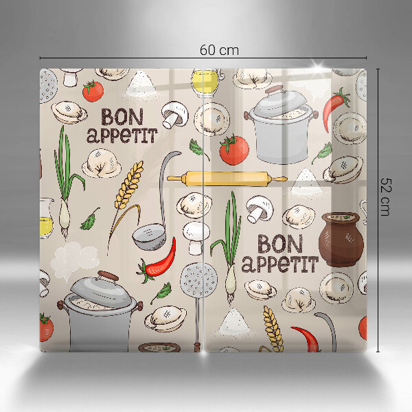 Induction hob cover Kitchen illustration