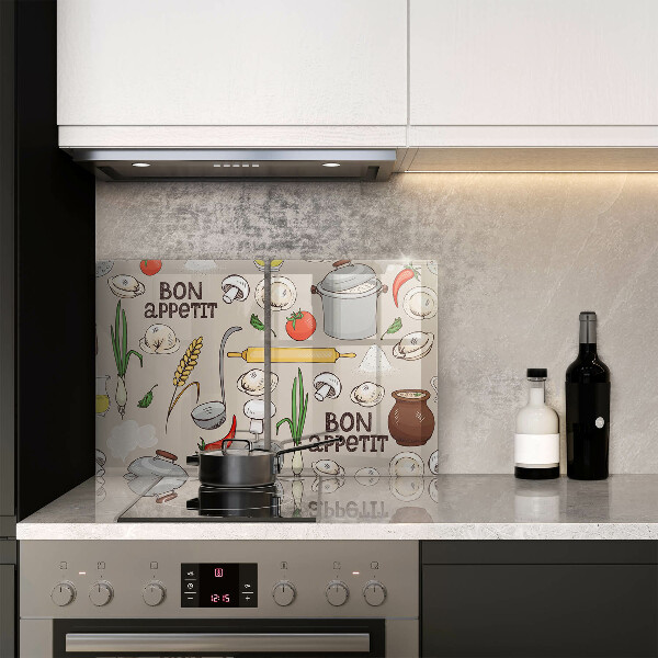 Induction hob cover Kitchen illustration
