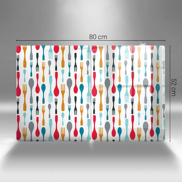 Induction hob cover Spoon illustration