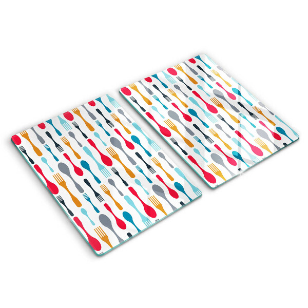 Induction hob cover Spoon illustration