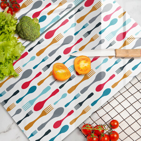 Induction hob cover Spoon illustration