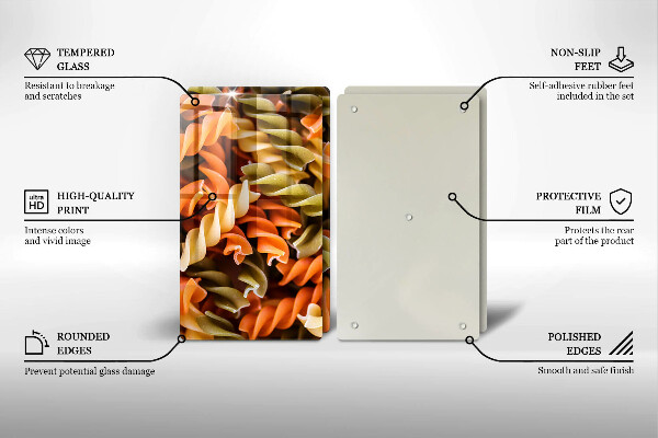Induction hob cover Fusilla pasta