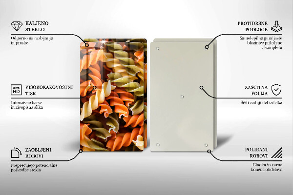 Induction hob cover Fusilla pasta