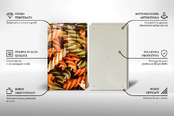 Induction hob cover Fusilla pasta