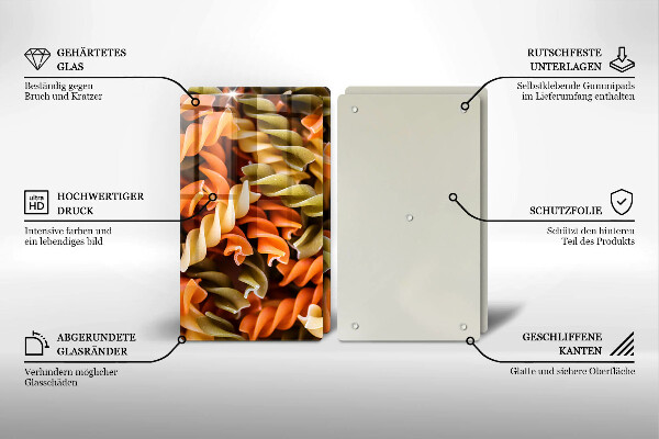 Induction hob cover Fusilla pasta