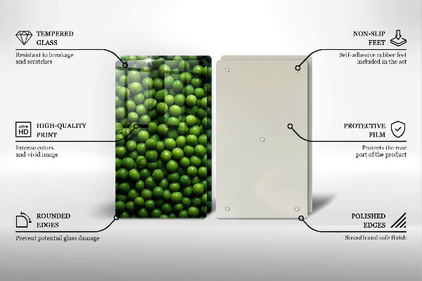 Induction hob cover Green bean
