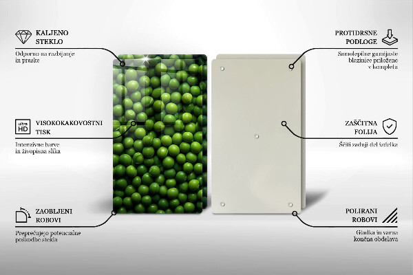 Induction hob cover Green bean