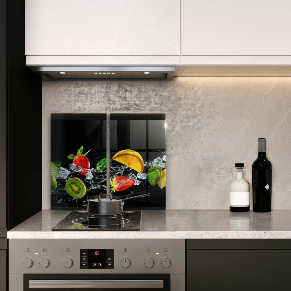 Induction hob cover Fruits in water