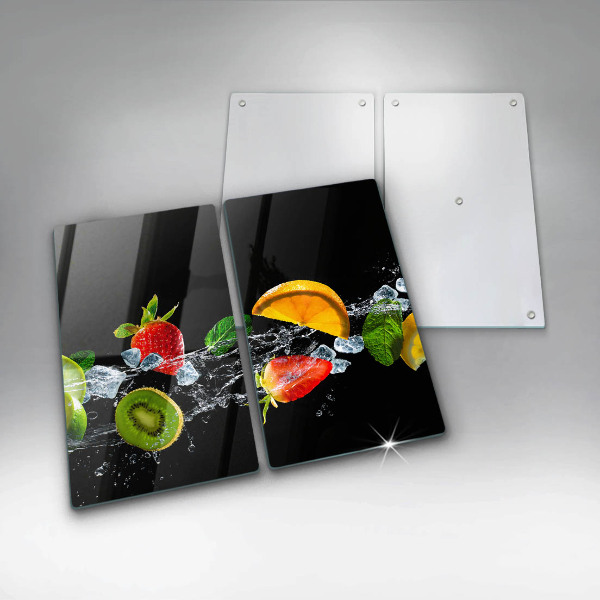 Induction hob cover Fruits in water