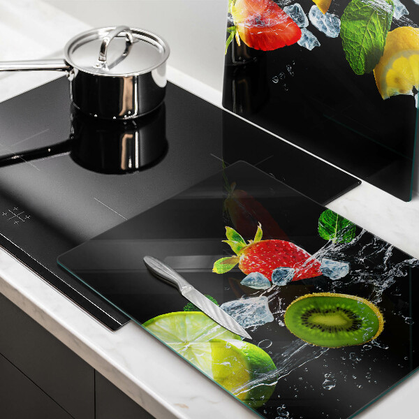 Induction hob cover Fruits in water