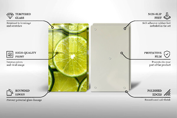 Worktop saver Lime slices