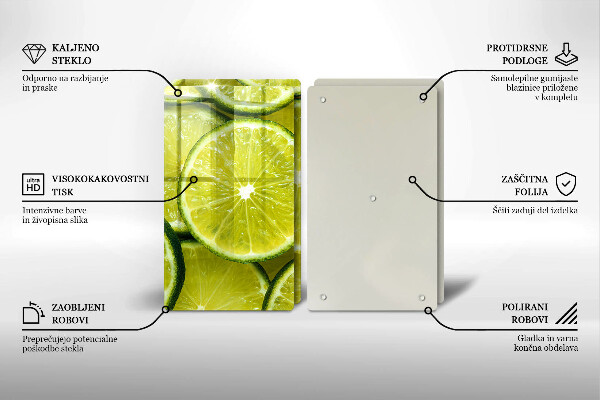 Worktop saver Lime slices