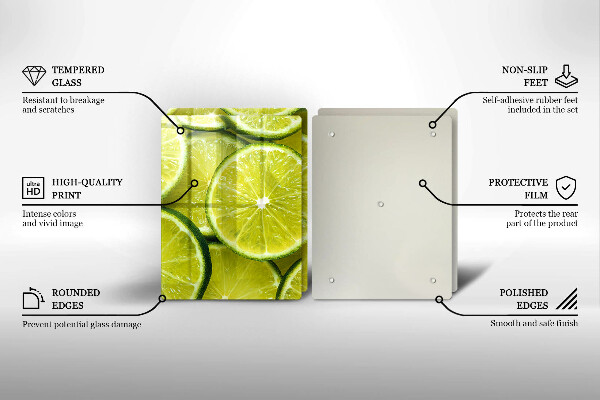 Worktop saver Lime slices