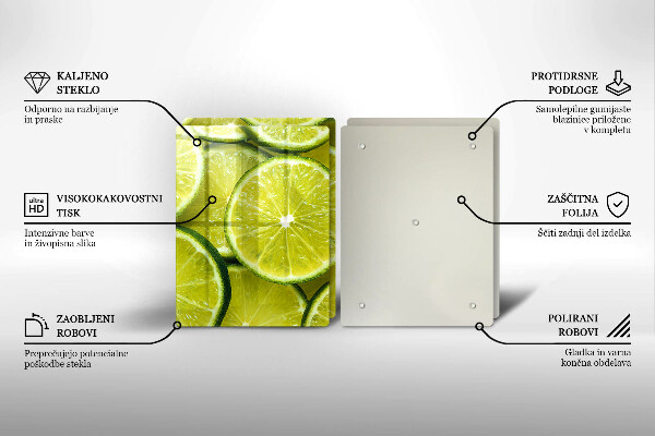 Worktop saver Lime slices