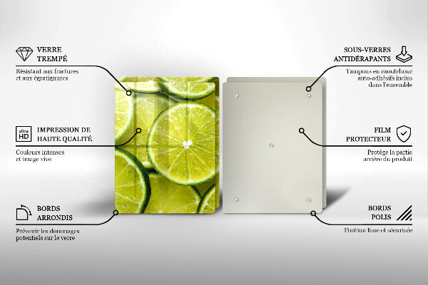 Worktop saver Lime slices