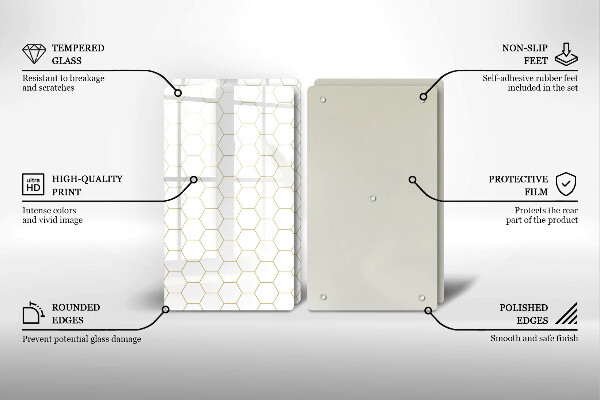 Kitchen worktop saver Abstract patterns