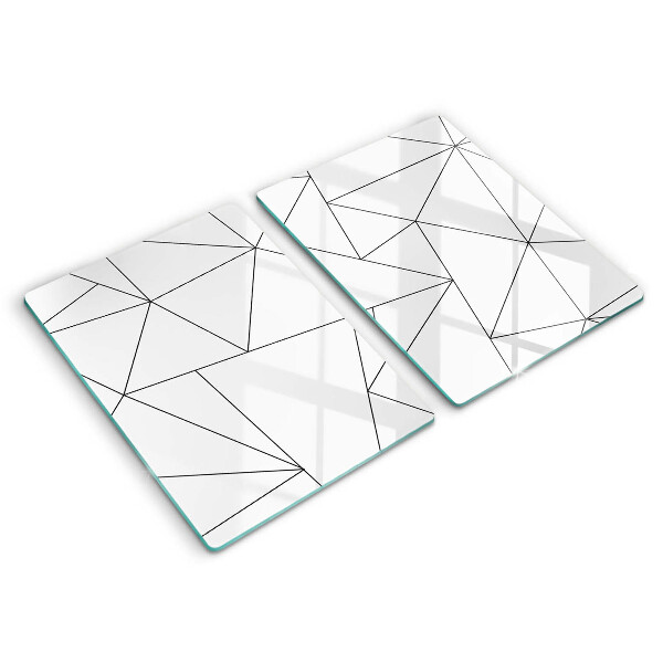 Kitchen worktop saver White triangles