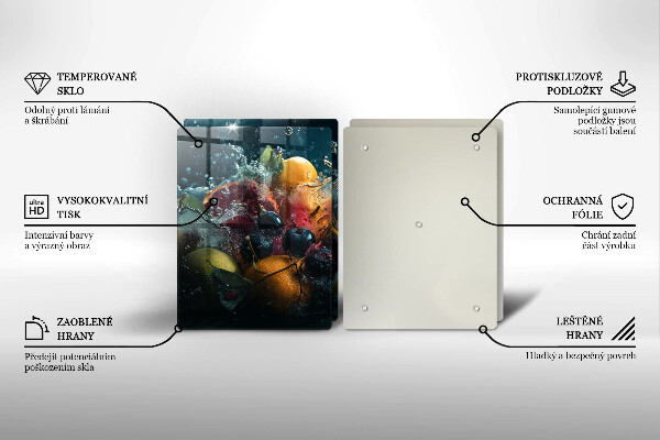 Kitchen worktop saver Fruits in water