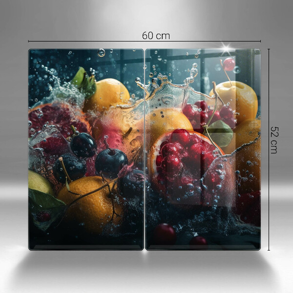 Kitchen worktop saver Fruits in water