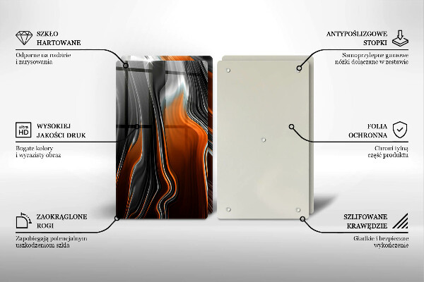 Kitchen worktop saver Abstract pattern