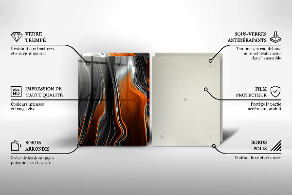 Kitchen worktop saver Abstract pattern