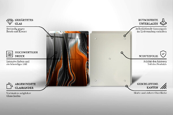 Kitchen worktop saver Abstract pattern