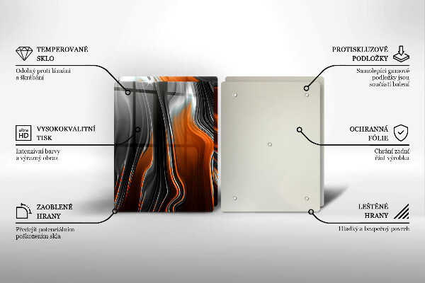 Kitchen worktop saver Abstract pattern