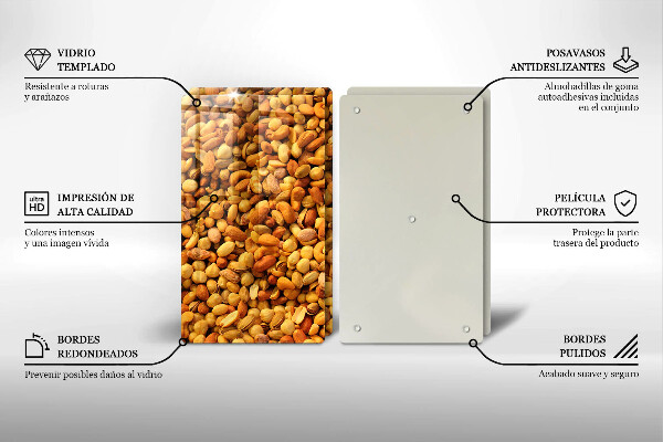 Kitchen worktop saver Mixture of nuts