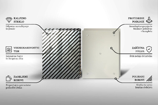 Kitchen worktop saver Metal lines