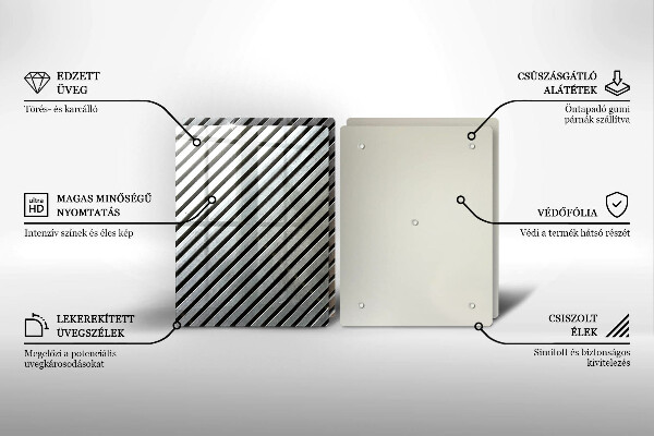 Kitchen worktop saver Metal lines